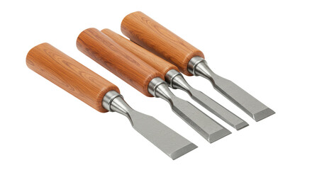 Isolated Wood Chisel Set