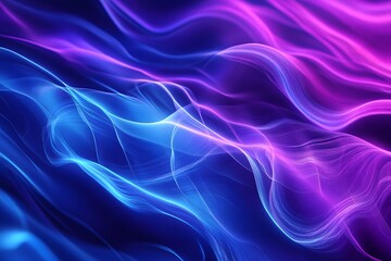 Fototapeta premium Abstract Blue Purple Wave Background