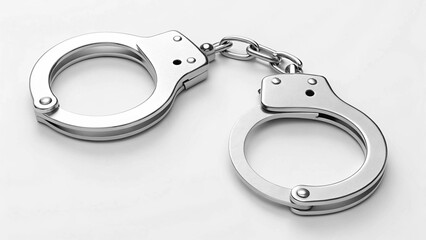 An image highlighting a universal symbol of authority and capture: a pair of classic handcuffs, suitable for content related to police work, security measures, or legal proceedings.
