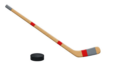 Isolated Hockey Stick
