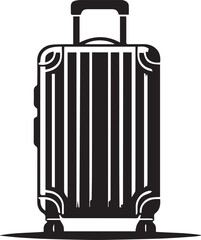 Rimowa Luggage silhouette vector art illustration. Rimowa Luggage vector icon.