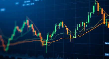 Stock Market Surge: Candlestick Chart Analysis of Trading Trends & Investment Strategies