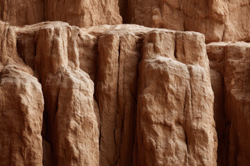 coastal cliff in argentina at sunrise showcasing repeating textures and clean minimal design
