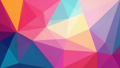 Obraz premium Abstract geometric shapes in vibrant colors, perfect for a modern flyer design , modern background, artwork