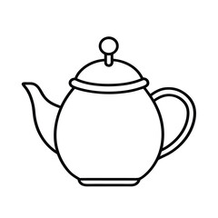 teapot isolated on white