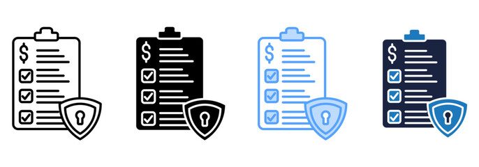 security assessment best multistyle icon sheet collection