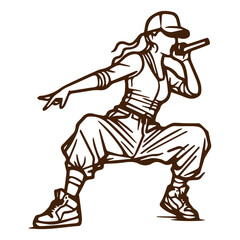 Hip Hop Dancer, Street Dancer, Rhythmic Motion, Rapper