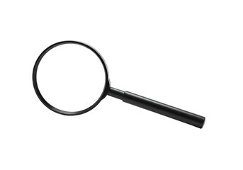 HighResolution Magnifying Glass Image Perfect for Search Investigation and Science Designs on Transparent background