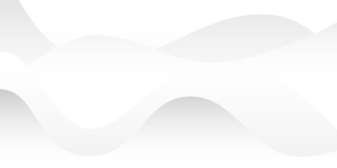 Elegant Abstract White Background with Golden Curved Lines and Subtle Wave Patterns