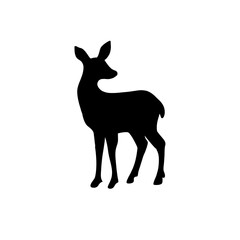 Deer silhouette illustration