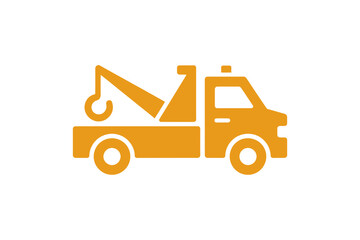 Tow truck roadside assistance vehicle recovery icon