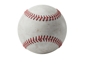 Used Baseball Ball Image HighResolution Texture on Transparent background