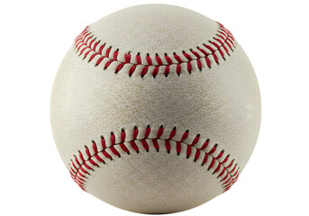 Closeup of Baseball Texture HighResolution Image for Backgrounds on Transparent background
