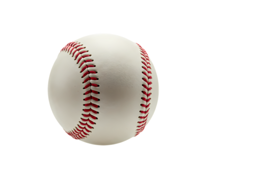 Baseball Ball HighQuality Image of a Classic Leather Ball on Transparent background