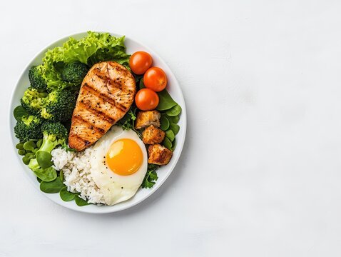 Intermittent fasting meal planner with designated eating windows and meal ideas