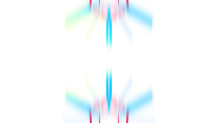 Abstract Colorful Light Streaks on Black Background