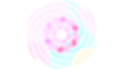 Abstract swirl design with vibrant colors on black background