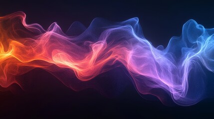 Obraz premium Abstract design with vibrant flowing forms.
