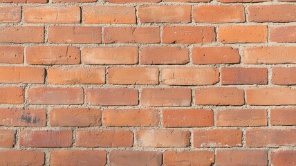 Obraz premium A vibrant early light illuminating an exterior brick wall, showcasing a unique atmosphere.