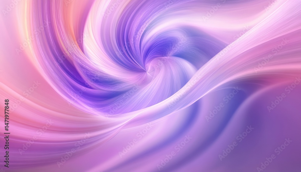 Poster abstract swirl background in pastel purple pink and white smooth lines pattern texture and gradient 