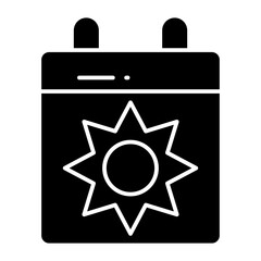 Day glyph icon