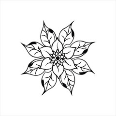 vector illustration of a flower