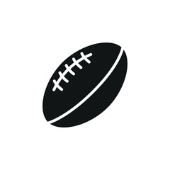 American football icon. Simple American football icon for social media, app and web design. Vector illustration.