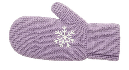 Isolated Winter Mitten