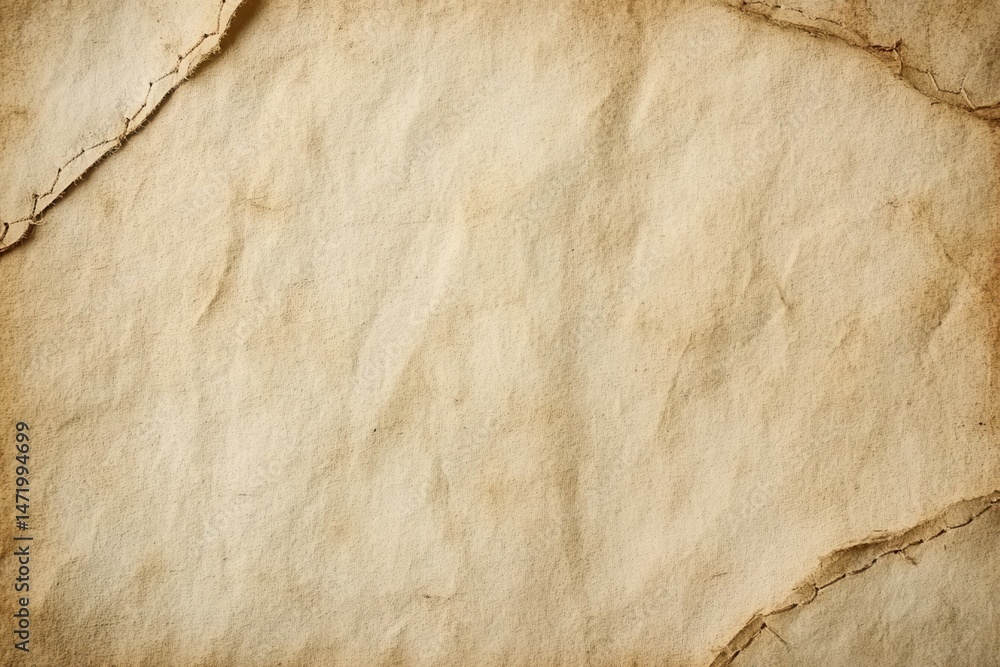 Poster old paper texture with sepia tone and distressed surface for antique backgrounds and designs