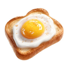 Fried Egg on Toast Delicious Breakfast Delight