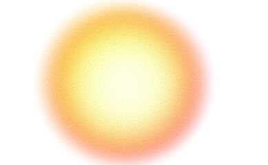Abstract color gradient shape grungy texture effect on transparent background, orange color grainy gradient effect, noise texture effect