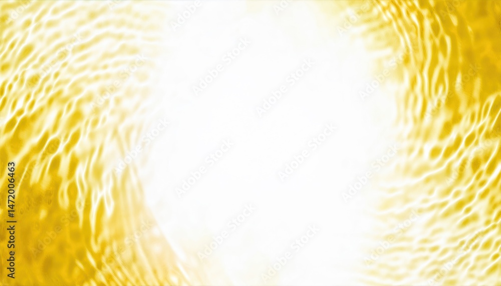 Poster  golden ripple light texture with soft wave patterns for elegant background, perfect for web design, branding, print or packaging use