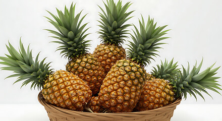 Cesta de frutas deliciosas para banners
