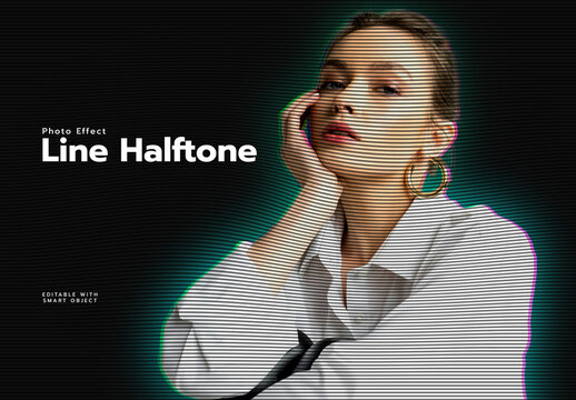 Halftone Photo Effect