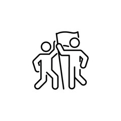 Success icon. Simple success icon for social media, app and web design. Vector illustration.