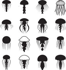 &ldquo;Jellyfish Vector Bundle | Ocean Animal SVG, Marine Life Clipart & Underwater Art for Crafts & Design&rdquo;