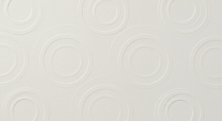 Cream Embossed Circles Texture: Subtle Rings Design for Walls, Paper, and Backgrounds - Elegant, Minimalist & Modern Aesthetic