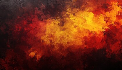Abstract Fire Texture with Orange Yellow and Red Color Blend on Dark Background Creative Wallpaper or Backdrop Design Graphic Resource and Illustration