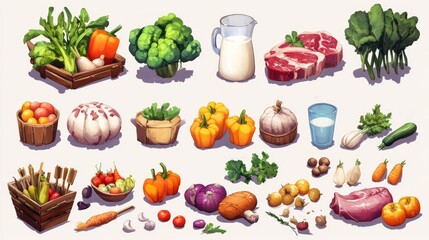 Variety of fresh food items (1)