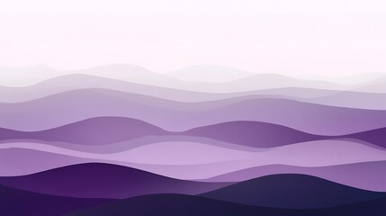 Purple Misty Mountain Range.