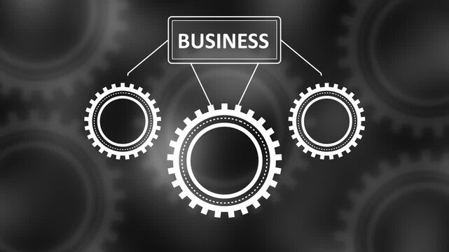 Business marketing concept animation. marketing strategy concept. Business model concept animation. Business, Technology, Internet and network ..