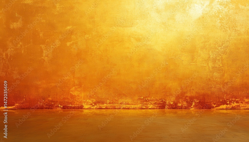 Poster golden metallic texture background with abstract pattern and bright yellow hues for luxury design an