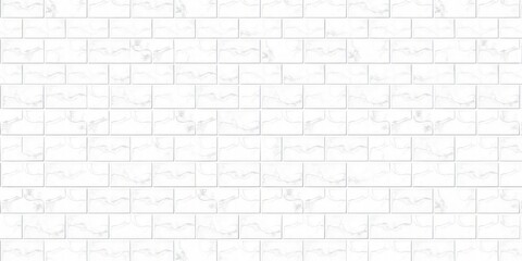 Elegant White Brick Wall Texture Seamless Pattern Ideal for Interior Design Projects and Backgrounds