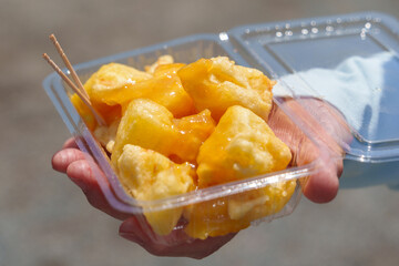 秩父の郷土料理みそポテト
Miso Potatoes, a local dish of Chichibu. Saitama, Japan.