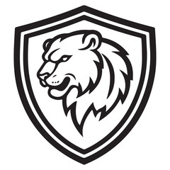 lion head vector