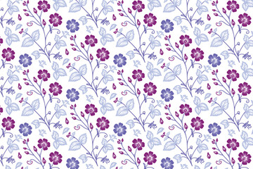 outline modern floral textile art, seamless cotton flower print, trendy sketch one line design, fashion pillow cover pattern, nature inspired fabric repeat, hand drawn stylish wrapping paper