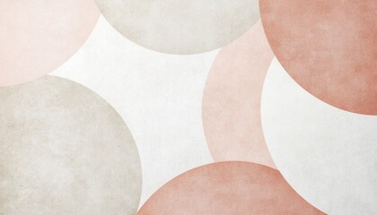 Abstract Pastel Circles Background Texture
