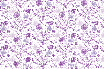 seamless pillow cover outline texture, trendy cotton flower print, nature inspired sketch pattern, stylish floral fabric design, modern wrapping paper repeat, one line textile art