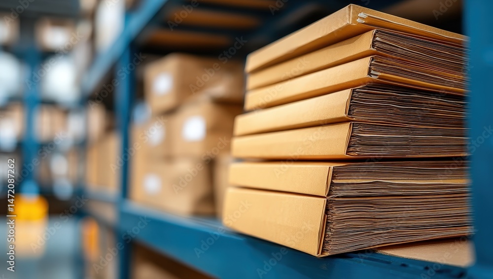 Poster detailed view of medical records stored in file cabinet with neat file arrangement for efficient org