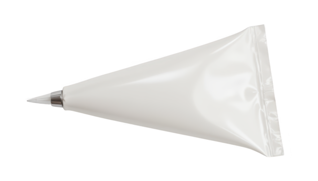 Geometric contrast, a striking white triangle on clean black background abstract
